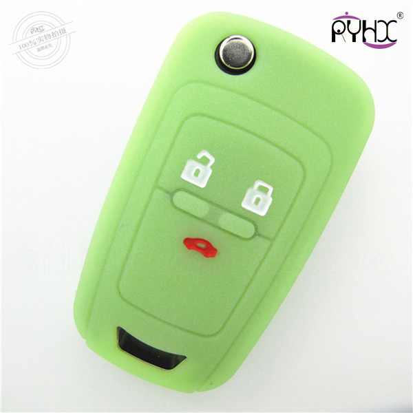 Chevrolet Cruze car key silicone case, car key silicone protective protector, key silicone shell for car, red key shell for 3 buttons