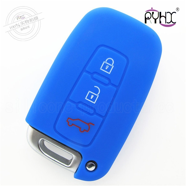 Hyundai Tucson silicone car key case, fashionable car key silicone covers, cheap car key silicone protective covers, wholesale car key silicone casing