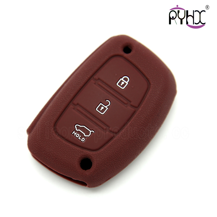 Hyundai silicone car key protector, practical car key silicone case for Hyundai, soft touch car key silicone covers