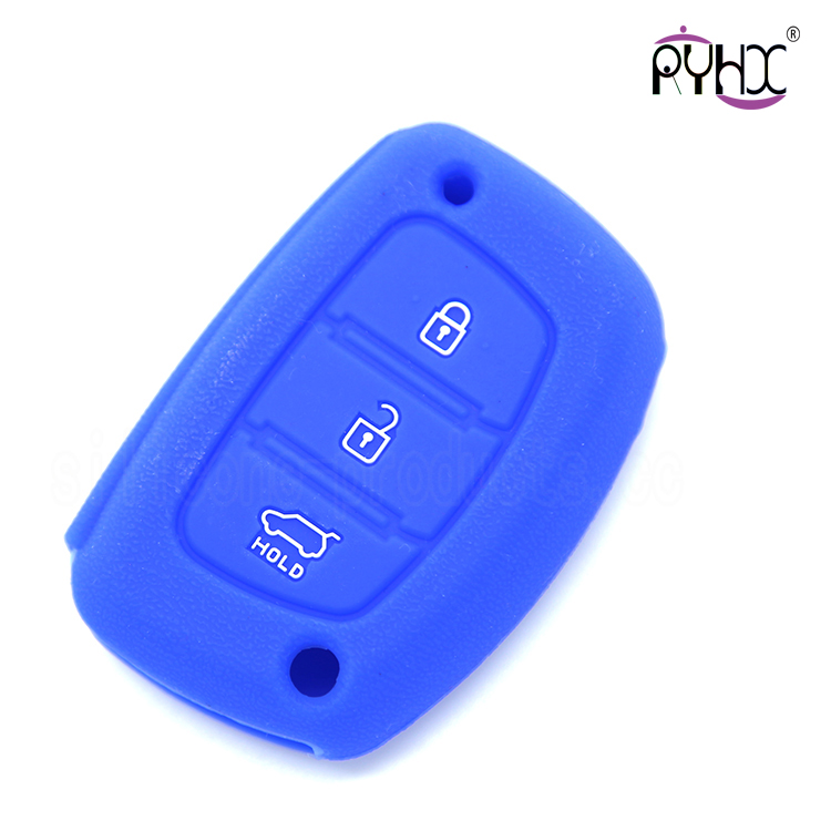 Hyundai IX25 silicone car key pouch, wholesale non-toxic silicone car key covers, no odor silicone key case, suitable key silicone shell for Hyundai