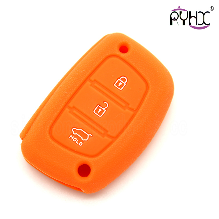 Hyundai IX25 silicone car key pouch, wholesale non-toxic silicone car key covers, no odor silicone key case, suitable key silicone shell for Hyundai