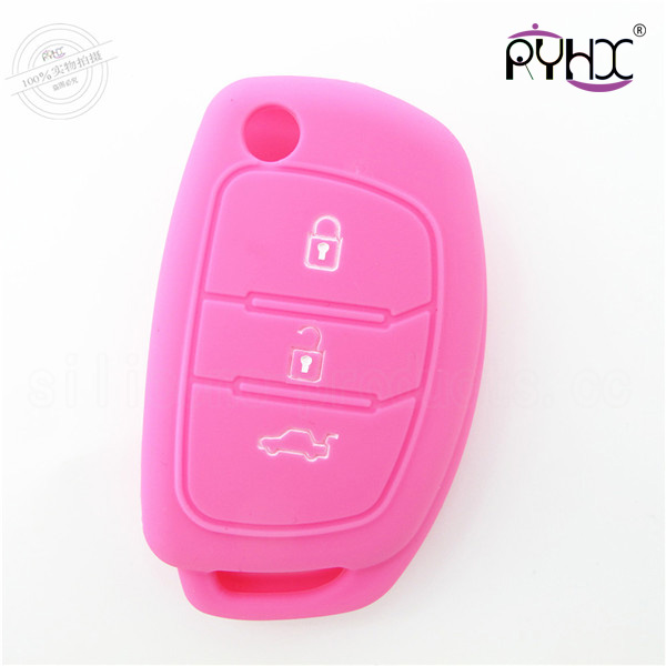 Hyundai mistra car key silicone shell, car key cover for Hyundai mistra, colorful car key silicone protective case