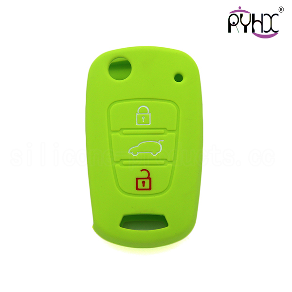 NEW soft silicone  key cover for KIA Rio K2 K5 Sorento Soul Sportage Shuma(3 button).