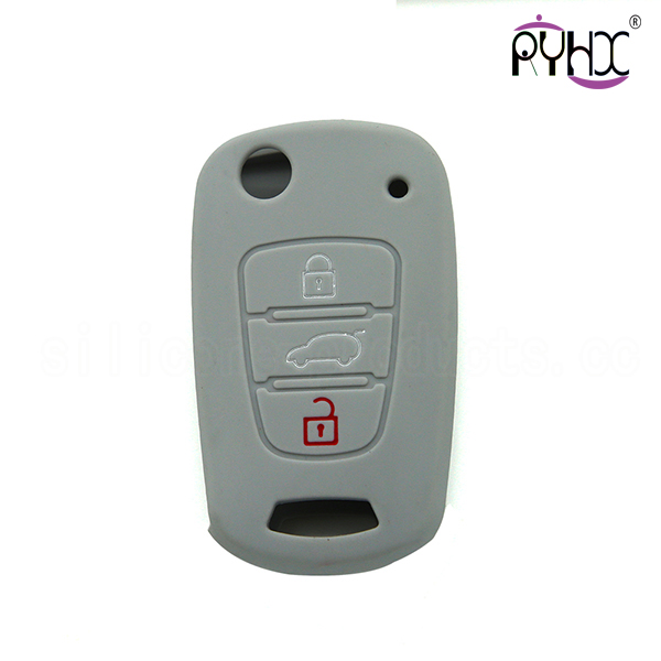 NEW soft silicone  key cover for KIA Rio K2 K5 Sorento Soul Sportage Shuma(3 button).