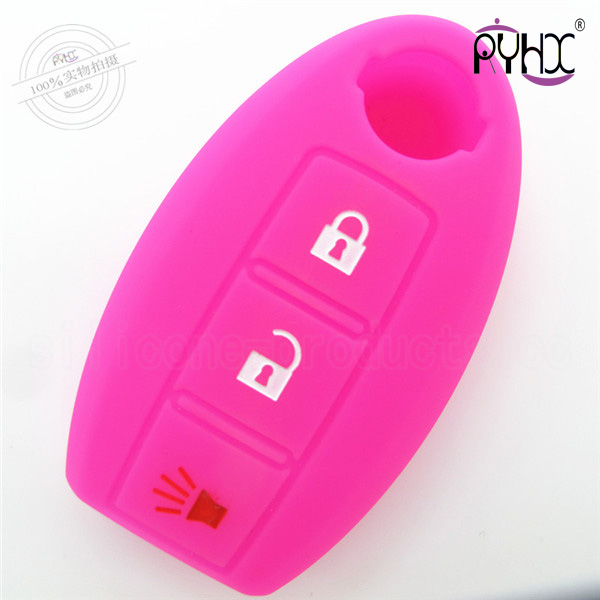 Nissan key silicone material case,  light silicone car key cover,100%silicone
