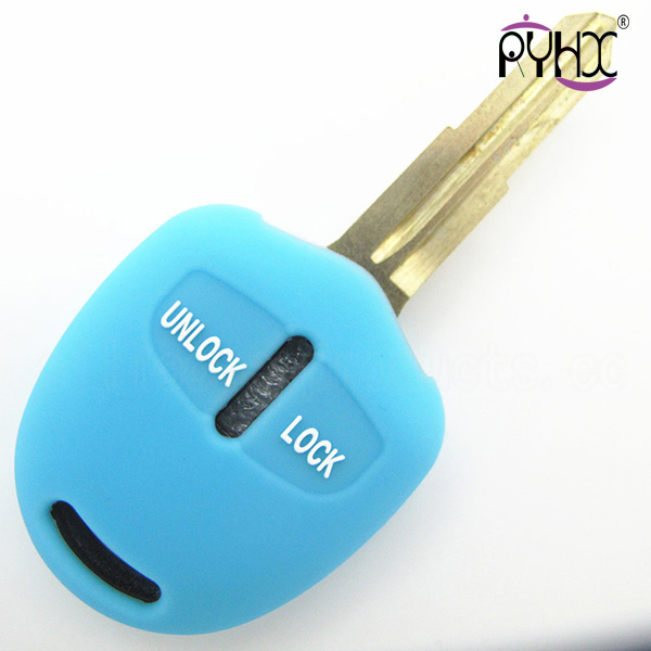 Mitsubishi silicone key case made in China, car key silicone protector for Mitsubishi, special color car key silicone shuck
