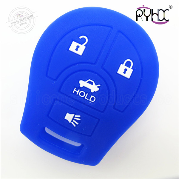 New nissan SYLPHY silicone car key cover, waterproof car key silicone protector
