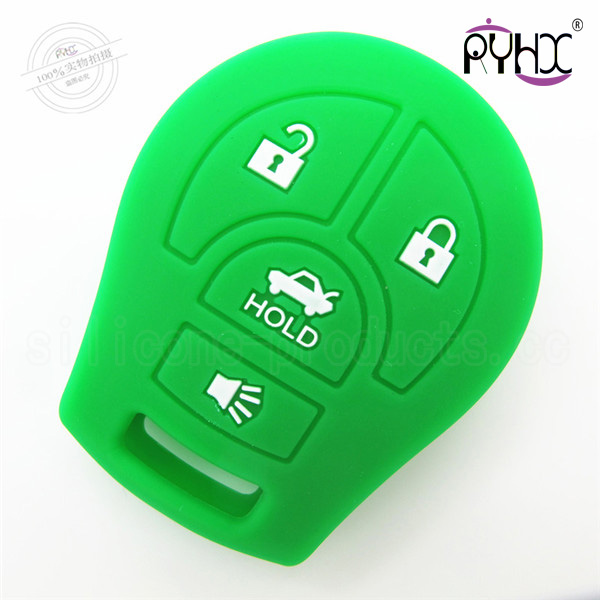 New nissan SYLPHY silicone car key cover, waterproof car key silicone protector