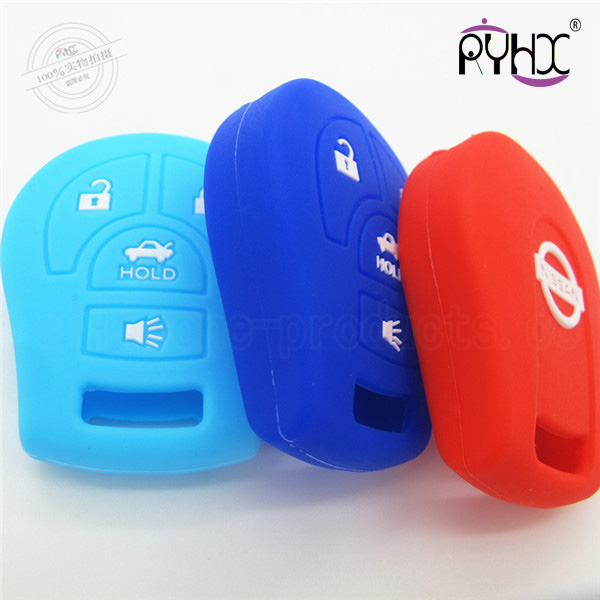 New nissan SYLPHY silicone car key cover, waterproof car key silicone protector