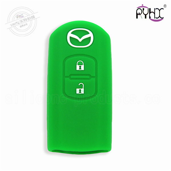 Mazda car key silicone case made in China, anti-slip car key silicone covers, hot sale key silicone material skin for Mazda.