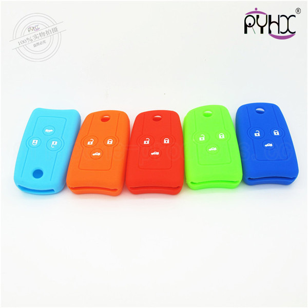 Honda Odyssey car key silicone skin, durable key silicone case for Honda 3 buttons, multi-functions key silicone covers for car, cheap key case