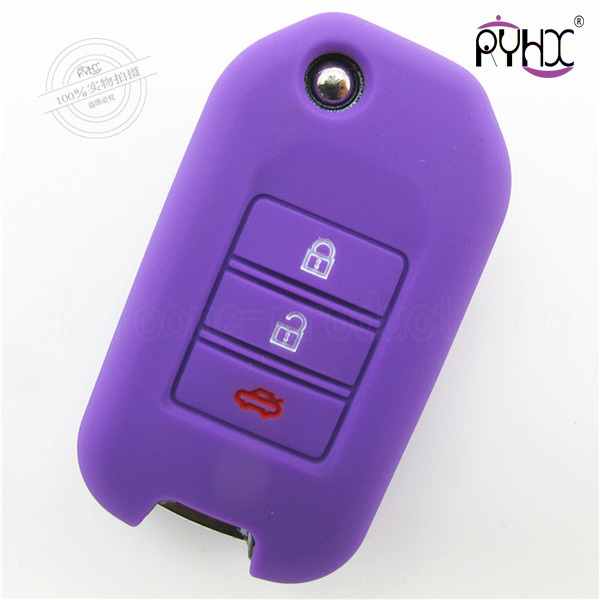 Honda car key silicone sleeve, silicone car key case for Honda Accord/City, car key silicone protector