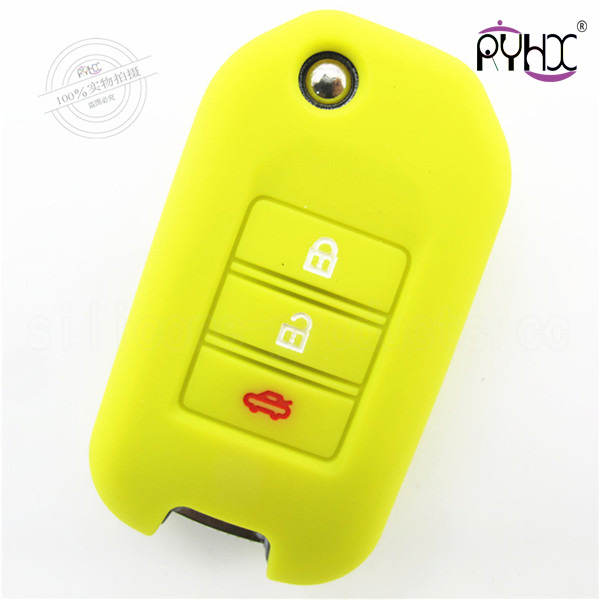 Honda wholesale key silicone skin, white key covers for Honda, control easily car key case, good appearance key silicone covers