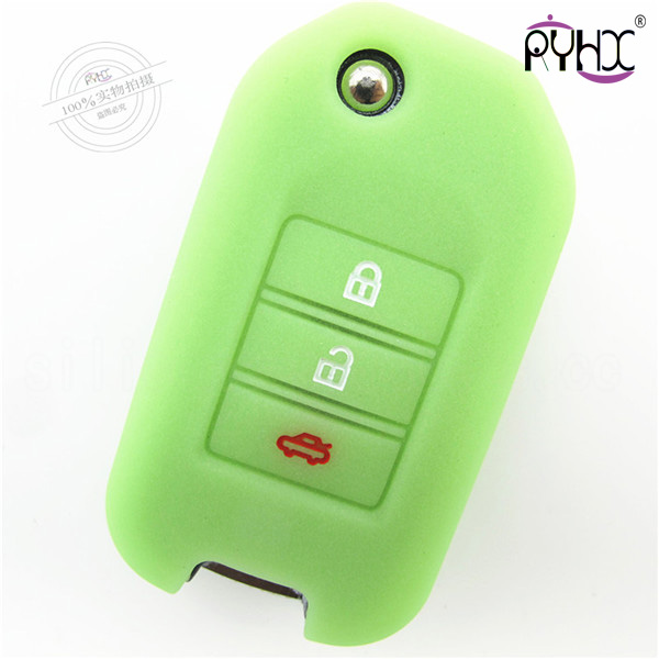 Honda wholesale key silicone skin, white key covers for Honda, control easily car key case, good appearance key silicone covers