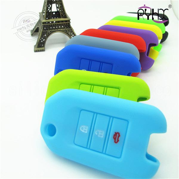 Honda key silicone covers, high quality key silicone case, waterproof key protective skin for honda, multi-functions key covers.