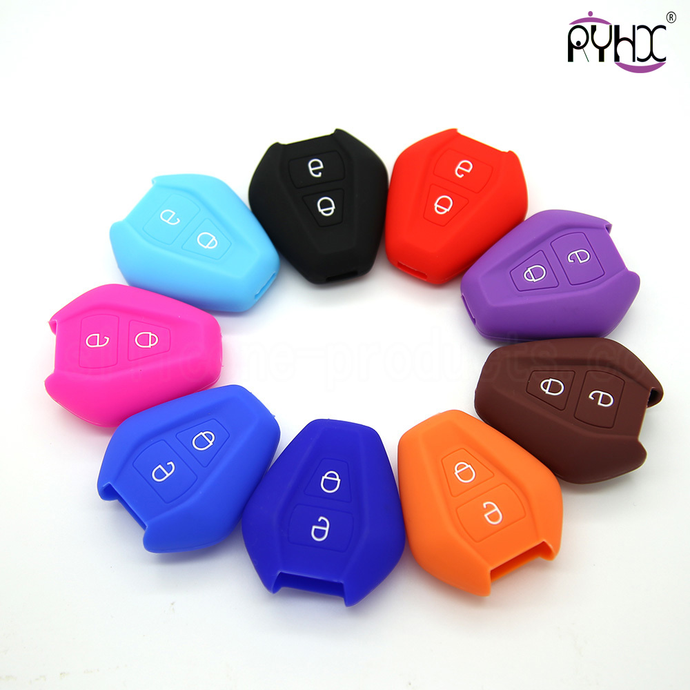Suzuki car key silicone shuck, waterproof silicone key pouch, silicone car key protective covers, key case for Suzuki 2 buttons
