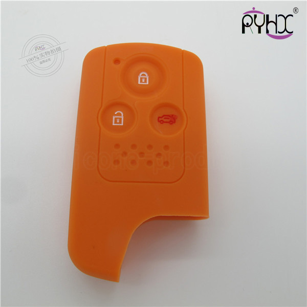 Honda silicone car key shell, cheap car key silicone covers, durable car key silicone protective bag