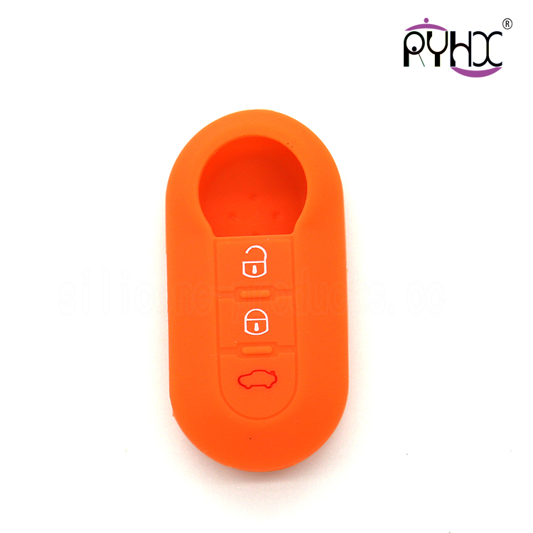 Fiat car key silicone covers, remote control key case, the newest car key shell for Fiat.