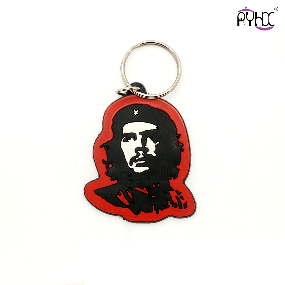 silicone car key chain,suitable hanging on the key,backpack