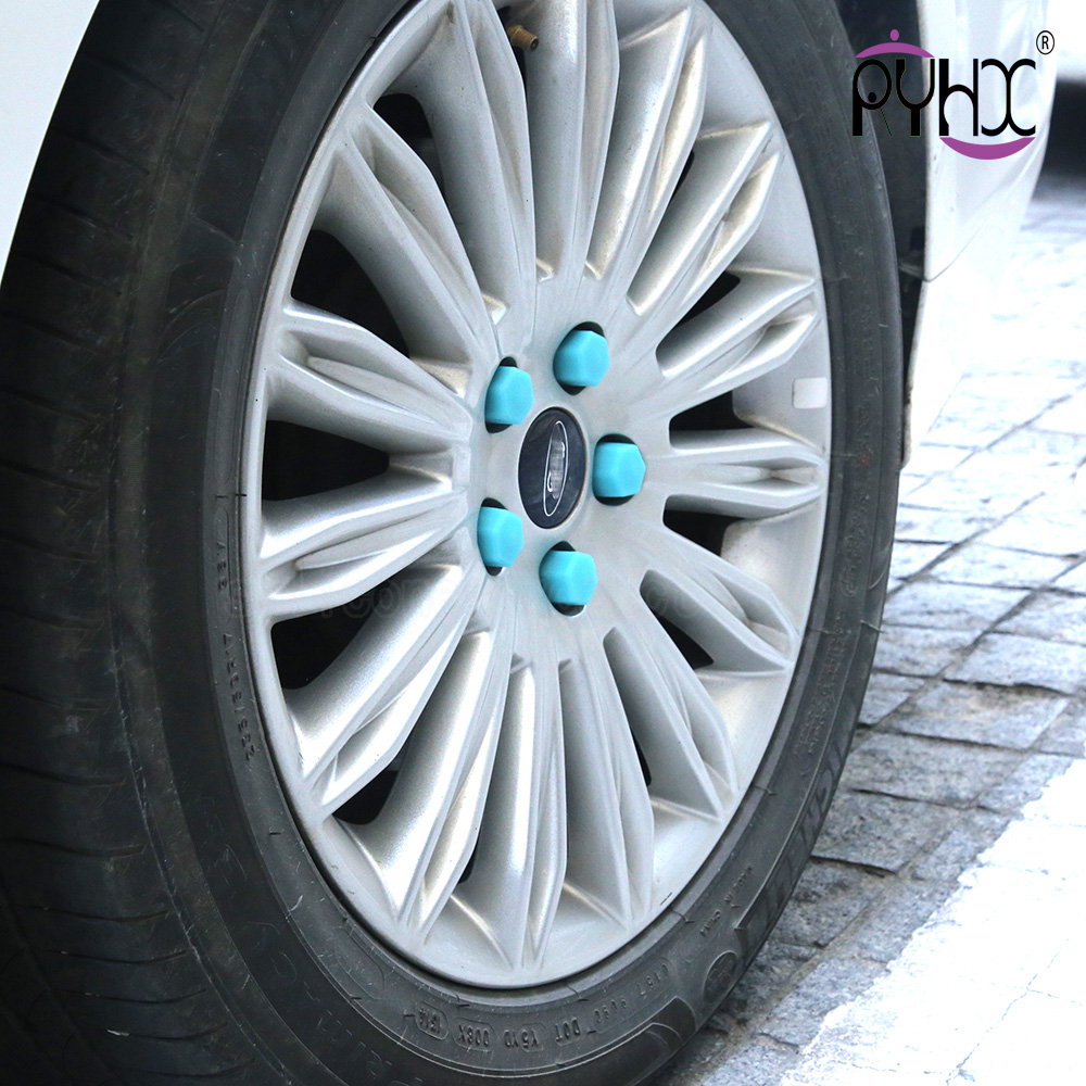 colorful silicone car hub cap,hot sale silicone car nut cover, the cheapest silicone nut cap for car