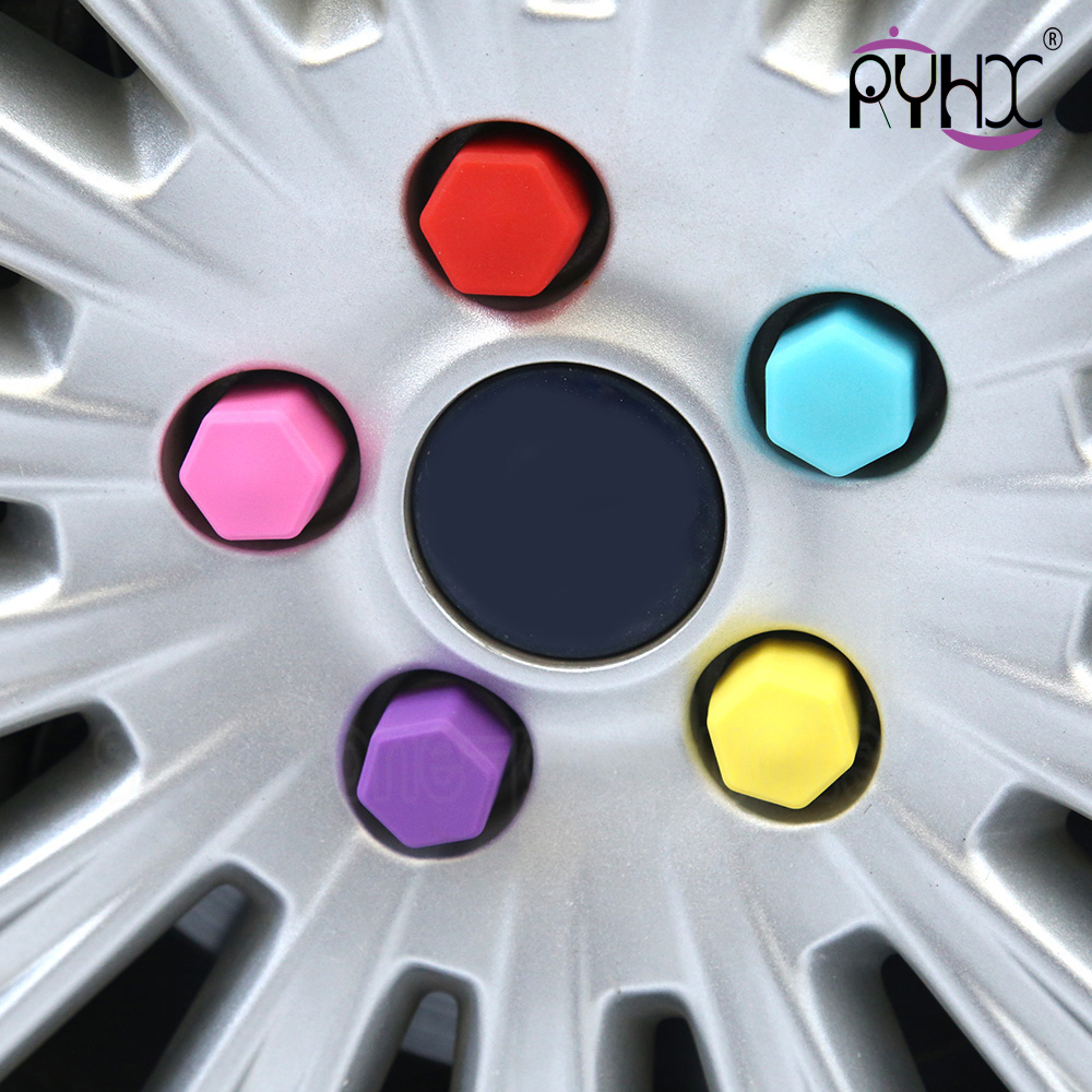 silicone nut cover for car wheel, wheel nut cover, colorful silicone nut cover