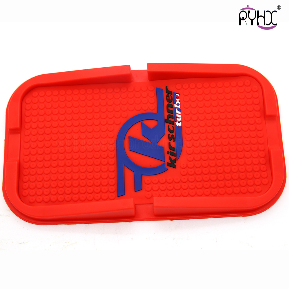 hot sale silicone anti-slip mat, durable silicone material non-slip mat for telehone