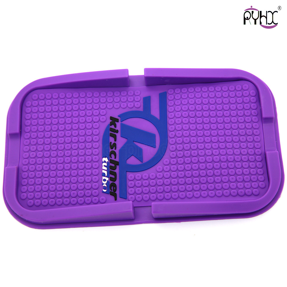 hot sale silicone anti-slip mat, durable silicone material non-slip mat for telehone