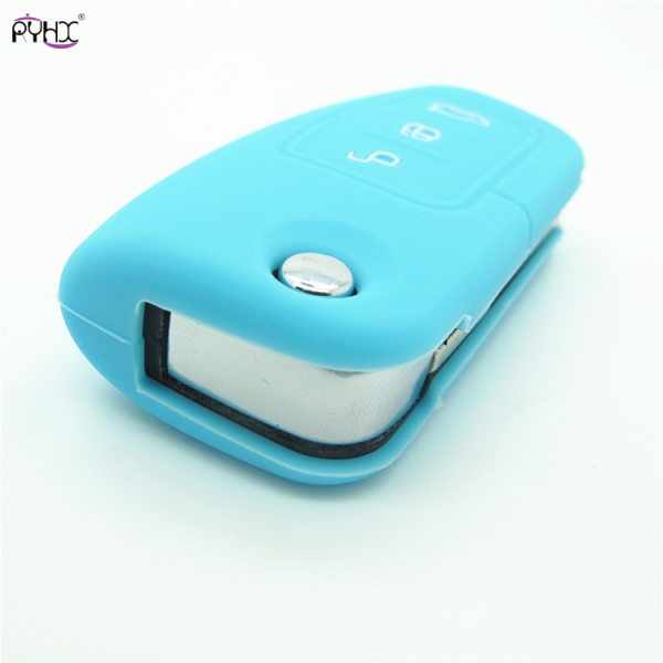 Online wholesale sky-blue 2013 Ford Focus key cover,3 button.