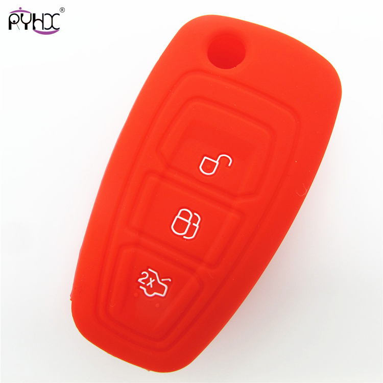 Online wholesale pink Ford focus key cover,3 button.