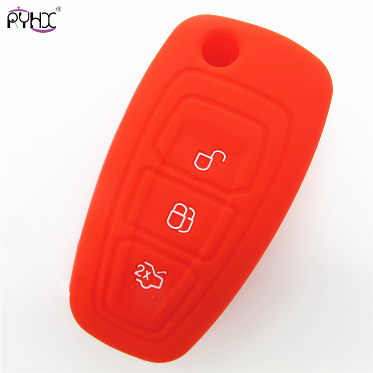 Online wholesale red Ford Ecosport car key cover,3 button.