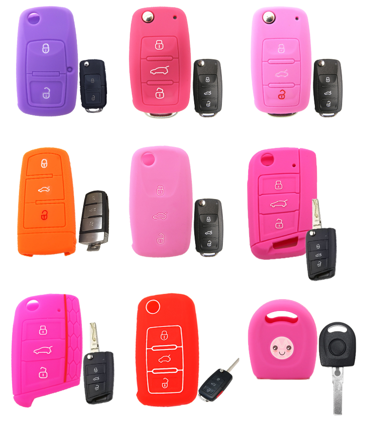 Wholesale volkswagen silicone car key cover india