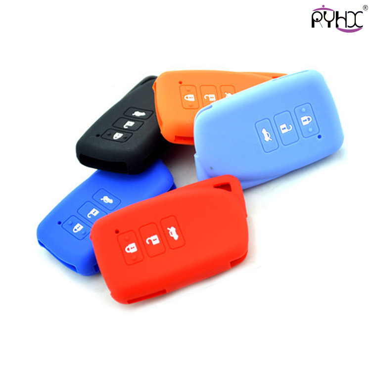 Online wholesale 3-button Lexus silicone key cover,Lexus ls460 key fob cover.