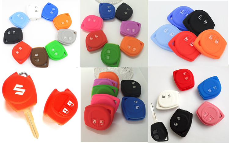 Suzuki Silicone Car Key Protective Cover Case Skin For Swift Dzire Ertiga Ritz Sx4,Silicone Products Factory Outlet.