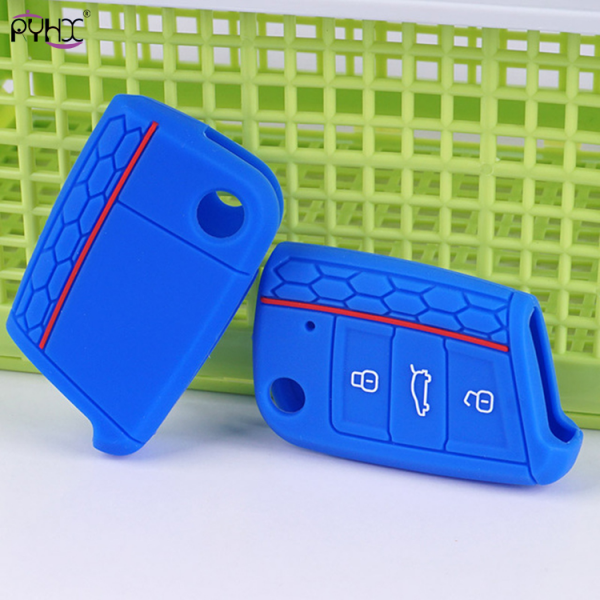 VW Golf Silicone Car Key Cover,Waterproof smart key cover