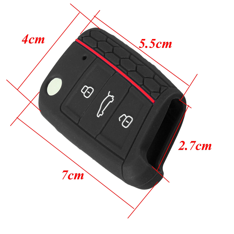VW Golf Silicone Car Key Cover,Waterproof smart key cover