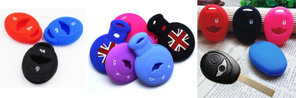 Mini Key Fob Cover -Colorful silicone key cover for Mini car Standard key here.