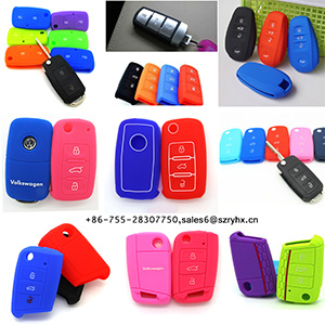 Volkswagen Key Fob Cover -Colorful silicone key cover for Volkswagen car key here.