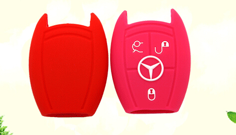 Mercedes Benz E series, the best silicone car key cover,practical car key silicone protector