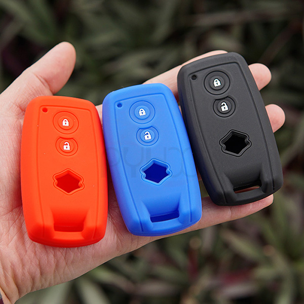 Wholesale Silicone Car Key Protector Cover For Suzuki SX4 Vitara Swift 2009 2010 2011 2012 smart key(2 buttons).