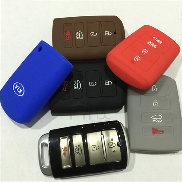 New 2017 silicone car key cover for KIA Cadenza 4 button