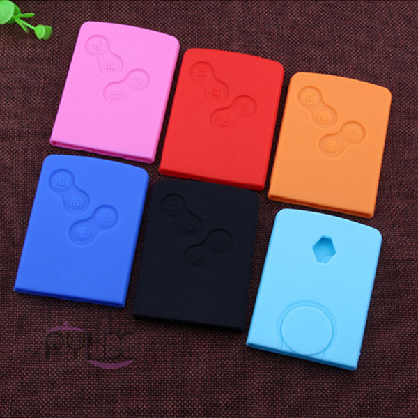 Online wholesale colorful and beautiful  silicone key cover case for 4 button Renault Laguna Megane Koleos car key/remote.