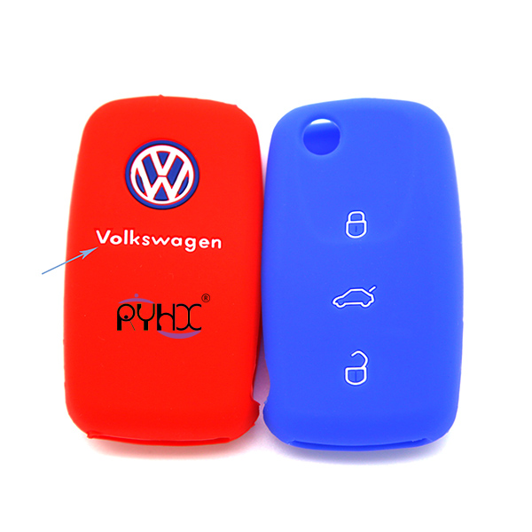 VW silicone key case-wholesale custom