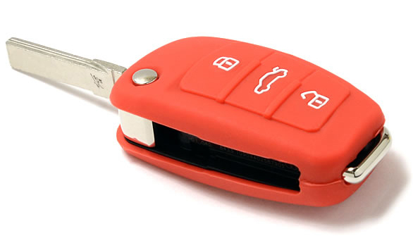 Orange Audi R8 key cover