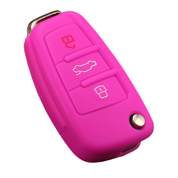 Silicone auto key cover for Audi A4