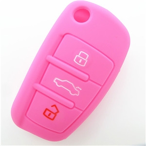 Silicone auto key cover for Audi S3