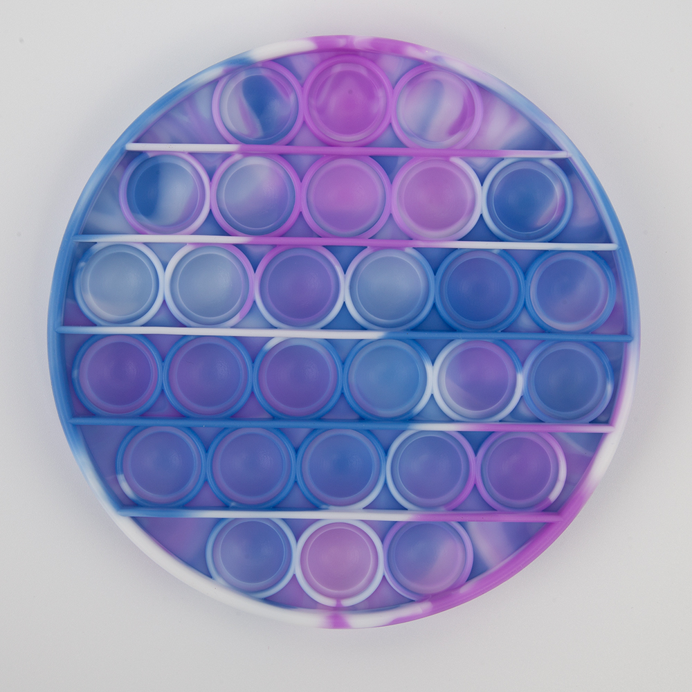 Hot Sale Silicone Anxiety Relief Stress Reliever Toy Push Bubble Sensory Fidget Toy for Autism