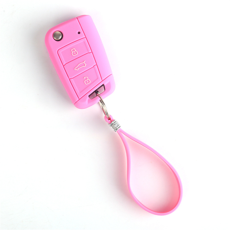 Factory Outlet Volkswagen Golf 7 Silicone Fob Cover with 3 Buttons and Many Optional Colors