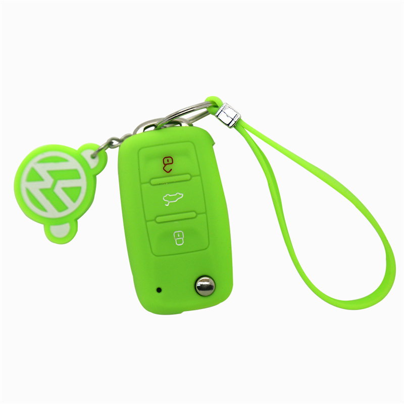 Original Factory VW Rubber Key Fob Covers with 3 Buttons,Many Optional Colors and Debossed Design Fitting for most VW models